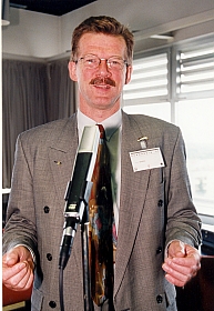 Wim at the "Euromedia"
(ORF/Vienna, 1995)